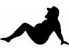  Sexy Mudflap Man Decal