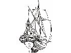  Ship Wooden Decal