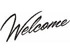  Sign Word 0 9 Welcome Decal