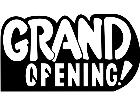  Sign Words Grand Opening 2 1 1 V A 1 Decal