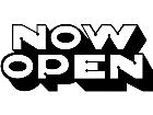  Sign Words Now Open 2 1 1 V A 1 Decal