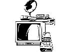  Signs Business T V- V C R 2 2 2 0 V A 1 Decal