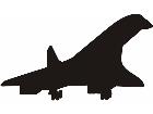  Silhouette Concorde Decal