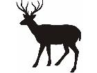  Silhouette Deer Decal