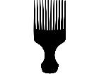  Silhouette Hairpick Decal