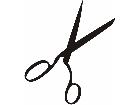  Silhouette Scissors Decal