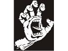  Skater Hand Decal