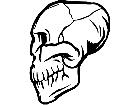  Skull Ape Man Decal
