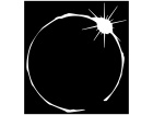  Solar Eclipse Sun Ring Decal