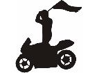  Speed Bike Racer 4 M M 1 Decal