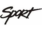  Sport Word 0 6 Decal