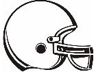  Sports Football Helmet P A 1 Decal