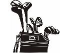  Sports Golf Clubsand Bag P A 1 Decal