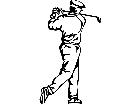  Sports Golfer 0 5 P A 1 Decal