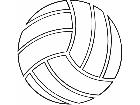  Sports Volleyball P A 1 Decal