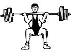  Sports Weightlifter P A 1 Decal