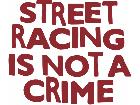  Street Racing Crime Decal