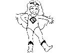  Super Girl 0 5 1 V A 1 Decal