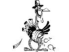  Thanksgiving Turkey 0 5 4 V A 1 Decal