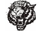  Tiger Roaring Head Decal