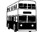  Transportation Double Decker Bus P A 1 Decal