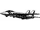  Transportation Jet Fighter 0 1 P A 1 Decal