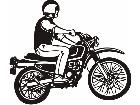  Transportation Motorbiker P A 1 Decal