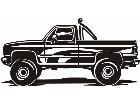  Transportation Pickup Truck P A 1 Decal