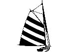  Transportation Sailboat 0 4 P A 1 Decal