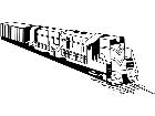  Transportation Train D H P A 1 Decal