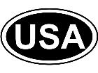  Usa Oval 1 Decal