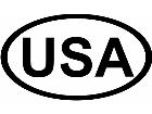  Usa Oval 2 Decal