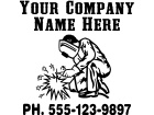  Welder Company Name Phone 1 Decal