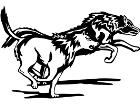  Wolves Running Decal