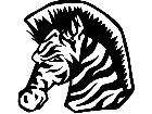  Zebra Head M B 1 Decal