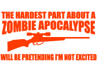  Zombie Apocalypse Excite Decal