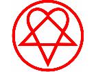 heartagram Decal