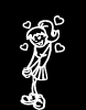 Girls Family Decal 457