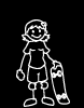 Girls Family Decal 619