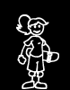 Girls Family Decal 924