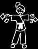 Moms Family Decal 555