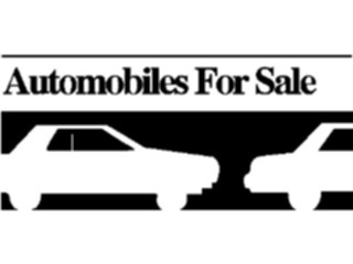 Sticker Custom Preview Image #000008 Advertising Classified Headings Automobilesfor Sale