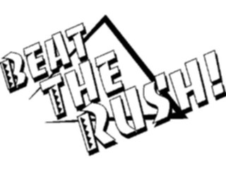 Sticker Custom Preview Image #000151 Advertising Sales Promos Beatthe Rush