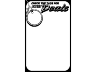 Sticker Custom Preview Image #000201 Advertising Sales Promos Checkthe Tags Frame