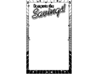 Sticker Custom Preview Image #000227 Advertising Sales Promos Compute Savings Frame