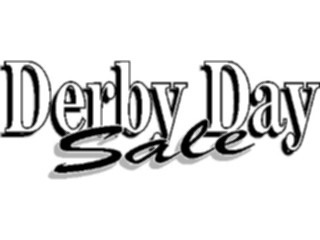 Sticker Custom Preview Image #000246 Advertising Sales Promos Derby Day Sale