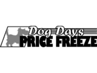 Sticker Custom Preview Image #000255 Advertising Sales Promos Dog Days Price Freeze
