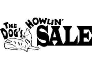 Sticker Custom Preview Image #000256 Advertising Sales Promos Dogs Howlin Sale