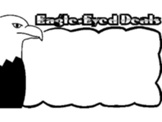 Sticker Custom Preview Image #000266 Advertising Sales Promos Eagle Eyed Deals Frame