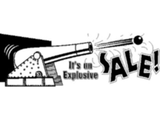 Sticker Custom Preview Image #000275 Advertising Sales Promos Explosive Sale